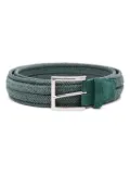 Orciani interwoven buckle-fastening belt - Green