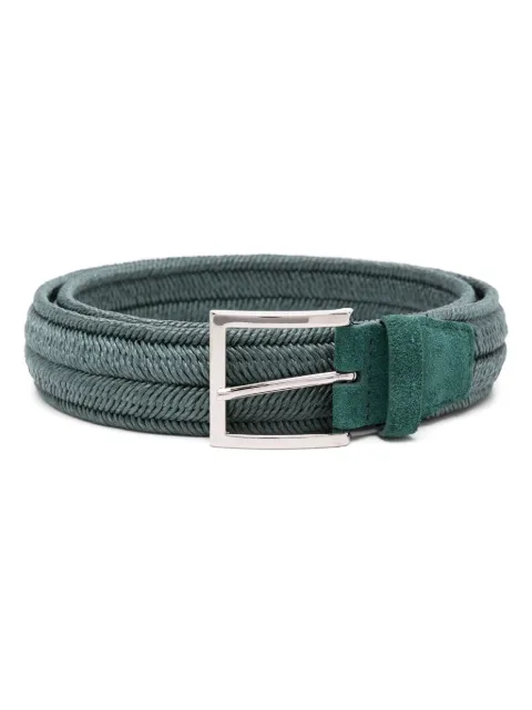 Orciani interwoven buckle-fastening belt