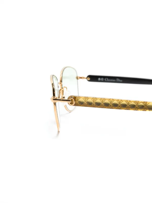 Dior gold frame glasses deals