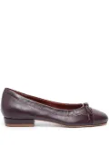 Sarah Chofakian Martina ballerina shoes - Red