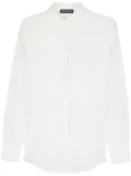 DRHOPE button-up silk shirt - White