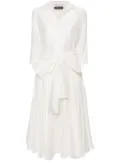 DRHOPE flared midi shirtdress - White