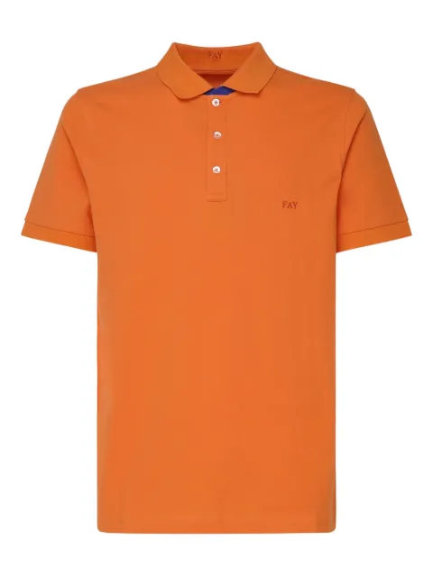 Fay Poloshirt met geborduurd logo