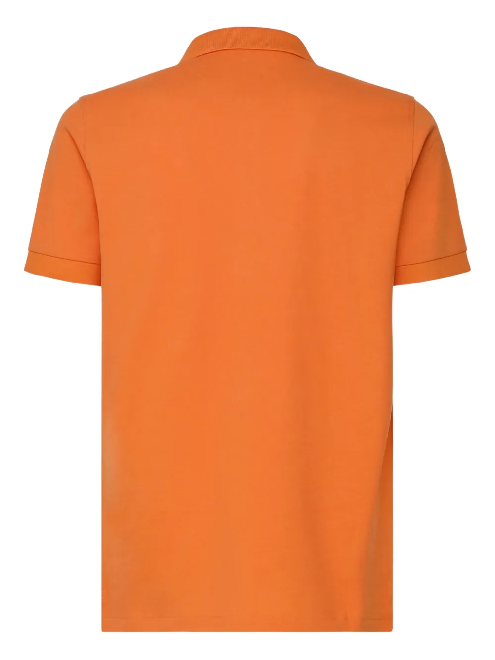 Fay embroidered cotton polo shirt Oranje