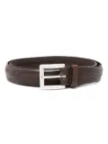 Orciani laser-cut leather belt - Brown