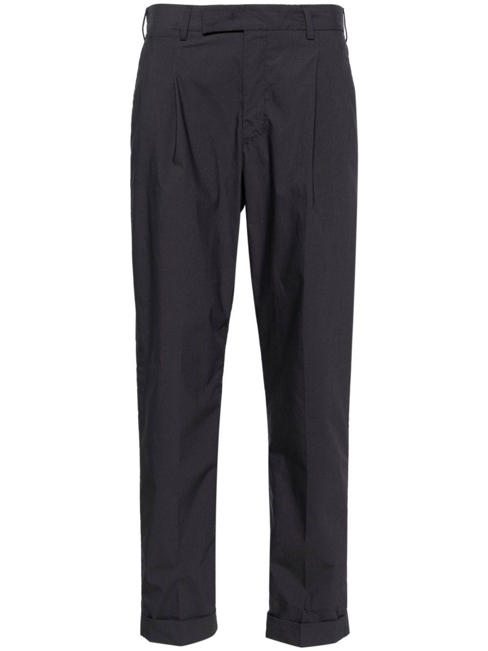 Pt Torino Mid-rise Chino Trousers In Grey
