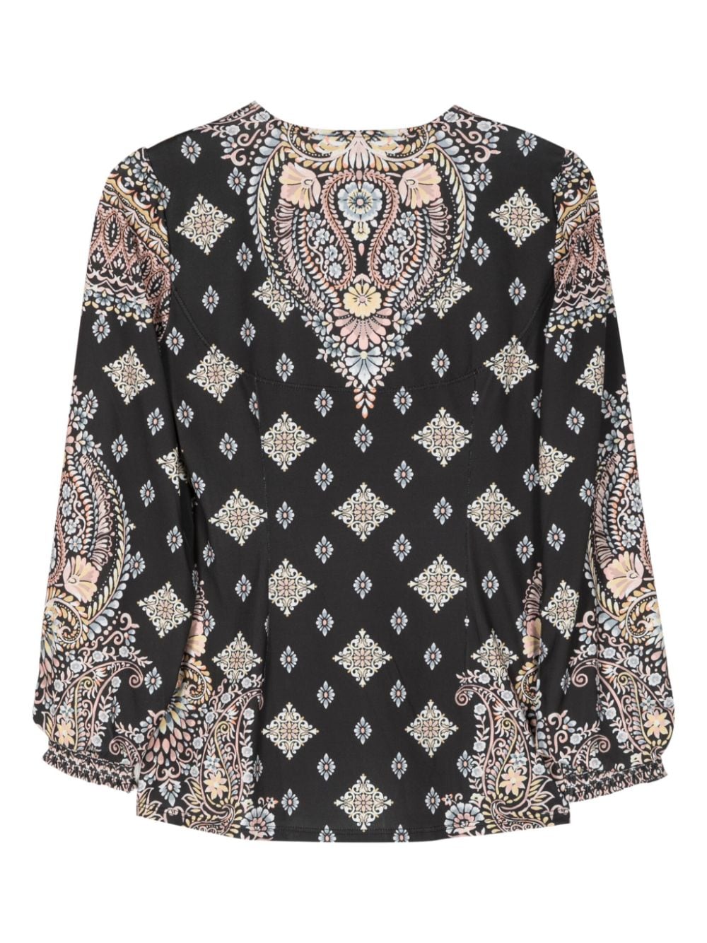 Hale Bob Remi paisley-print blouse - Zwart