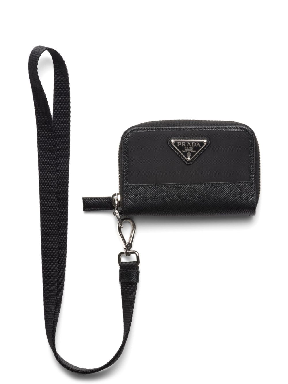 Shop Prada Re-nylon Wallet In Black
