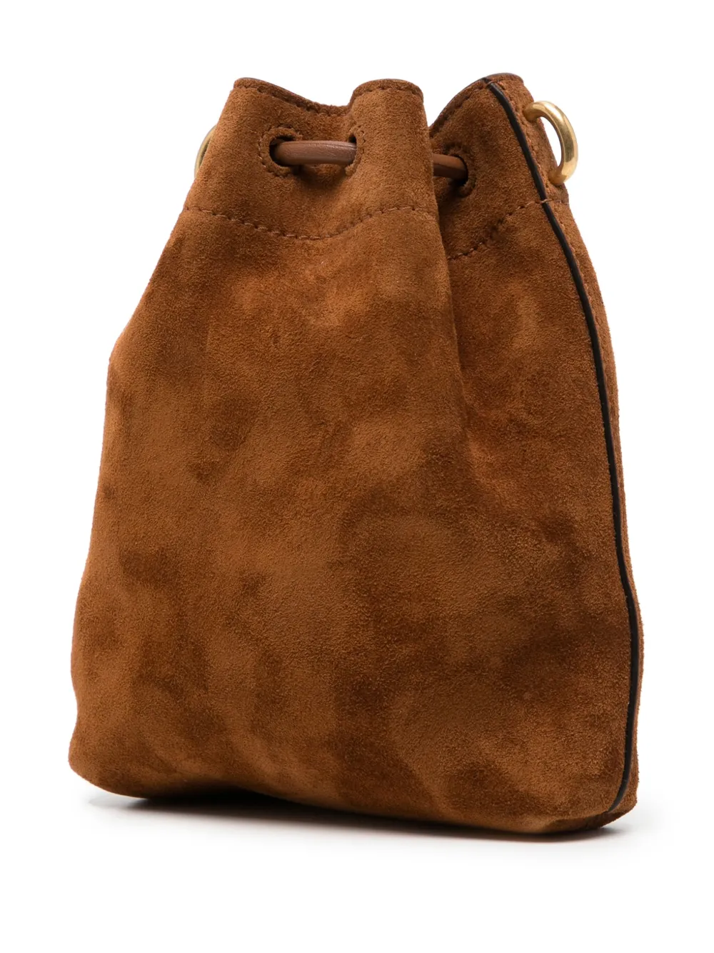 Jimmy Choo Bon suède bucket-tas Bruin