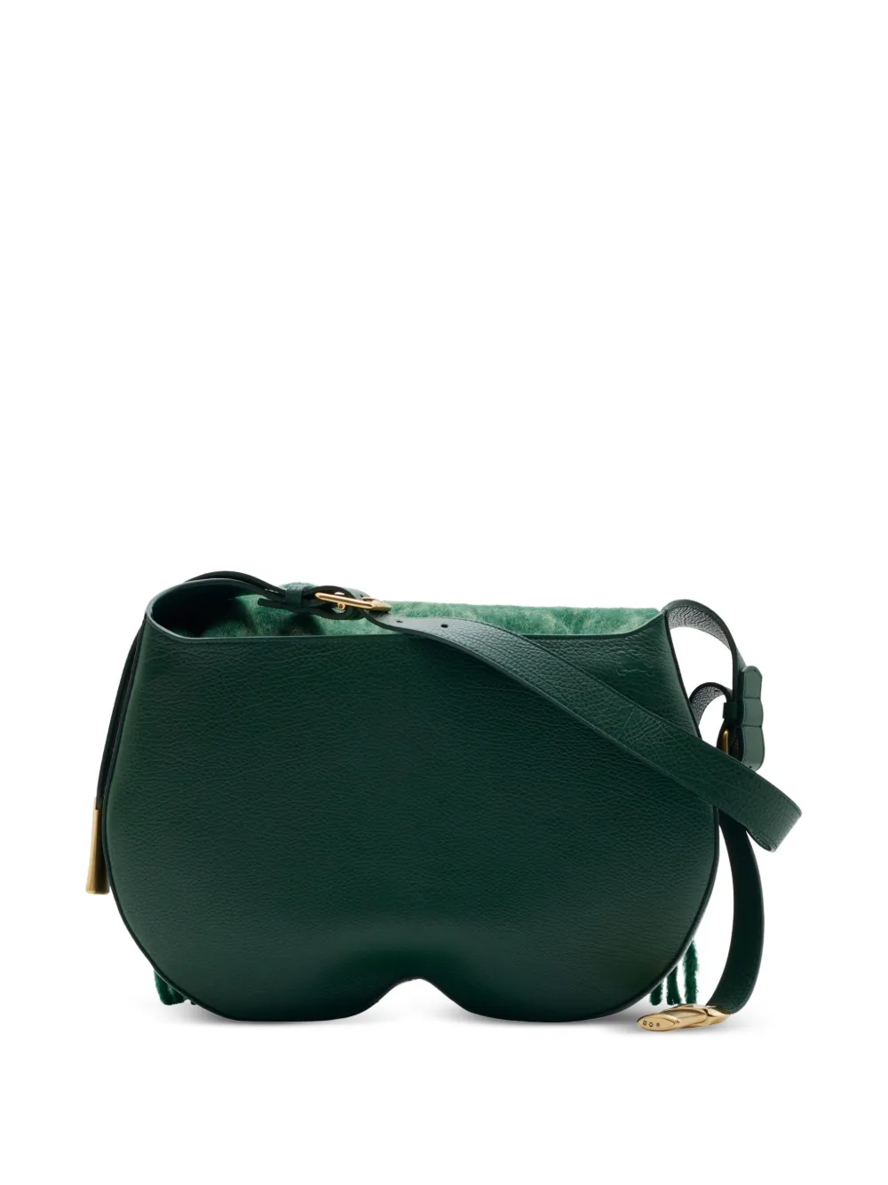 Burberry Extra Large Blanket Shoulder Bag In Green