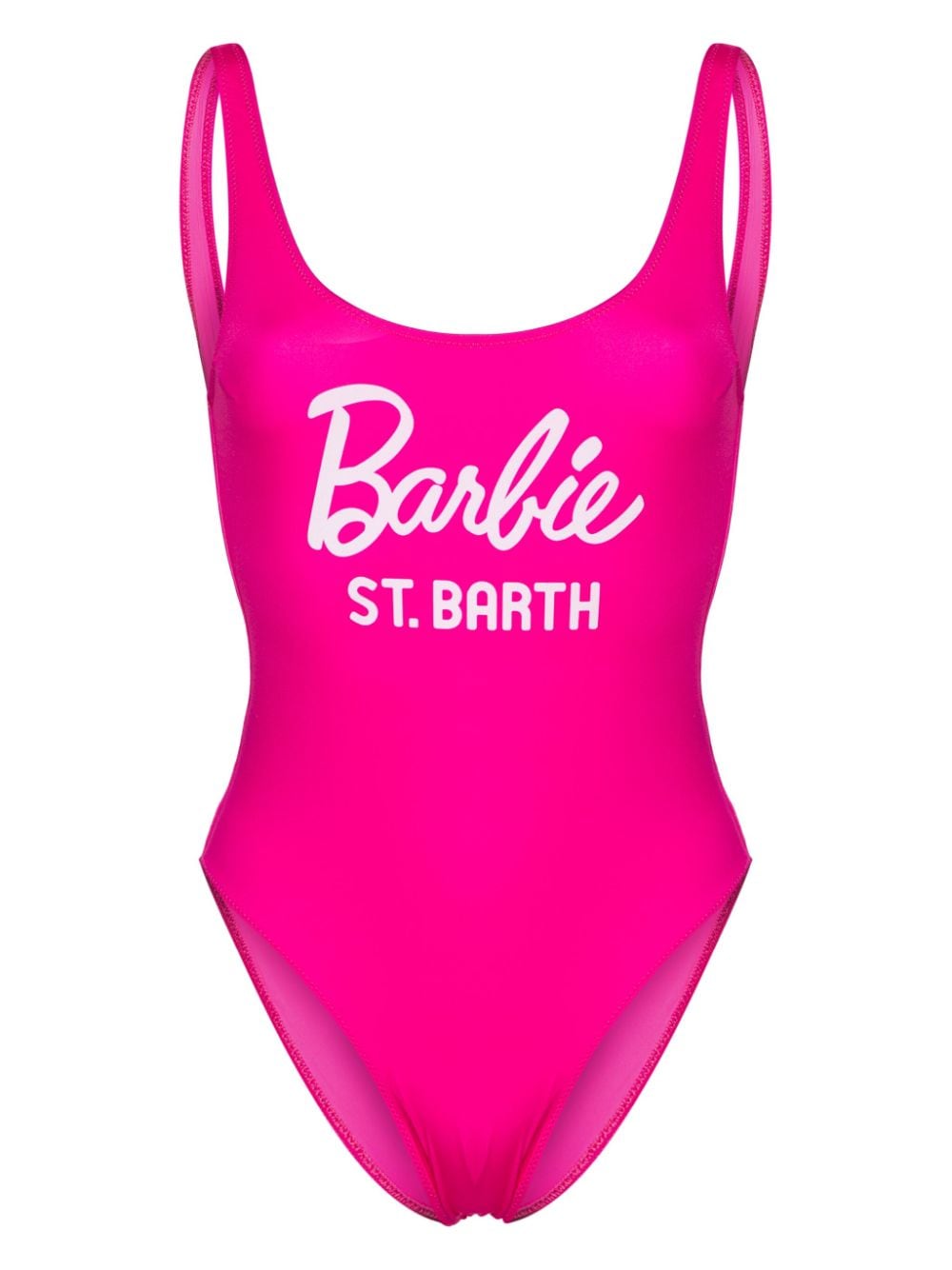MC2 Saint Barth x Barbie Lora logo-print swimsuit Roze