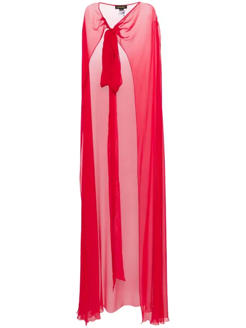 Cape en soie mélangée - Zuhair Murad - Modalova