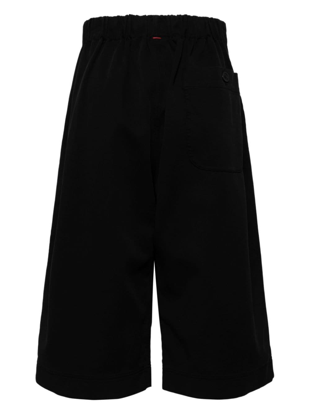 Shop Casey Casey Yama Cotton Shorts In Black