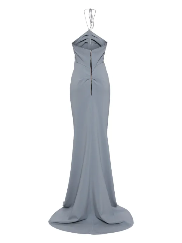 maticevski evening dresses Maticevski Systema Draped Jersey Gown Lilac main image 1