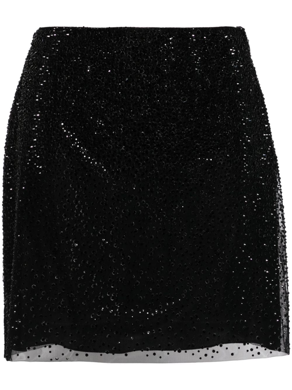 Ermanno Scervino Crystal-embellished Mini Skirt In Schwarz