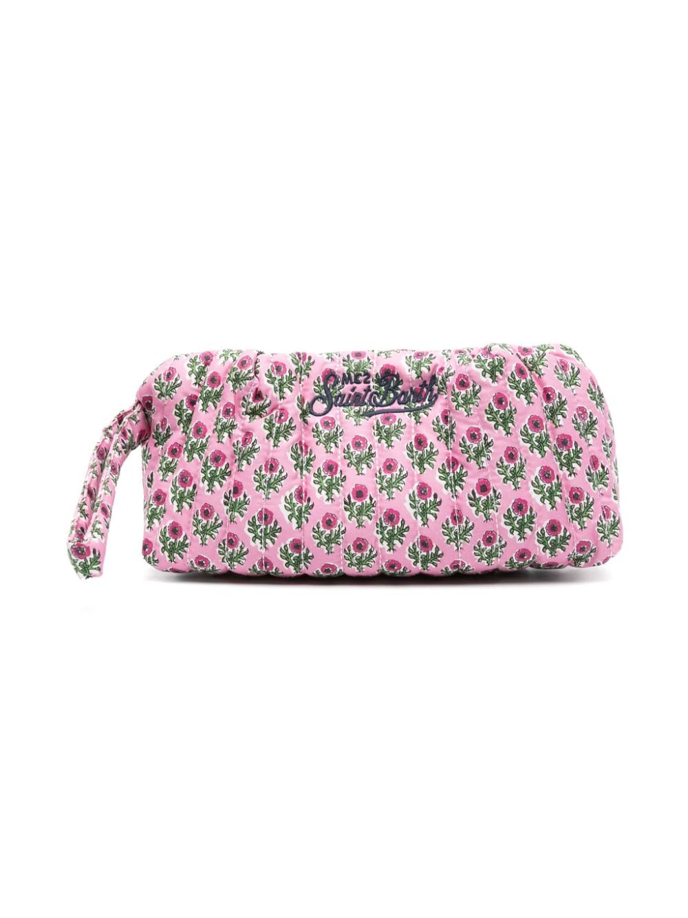 MC2 Saint Barth Kids small floral-print quilted clutch bag Roze