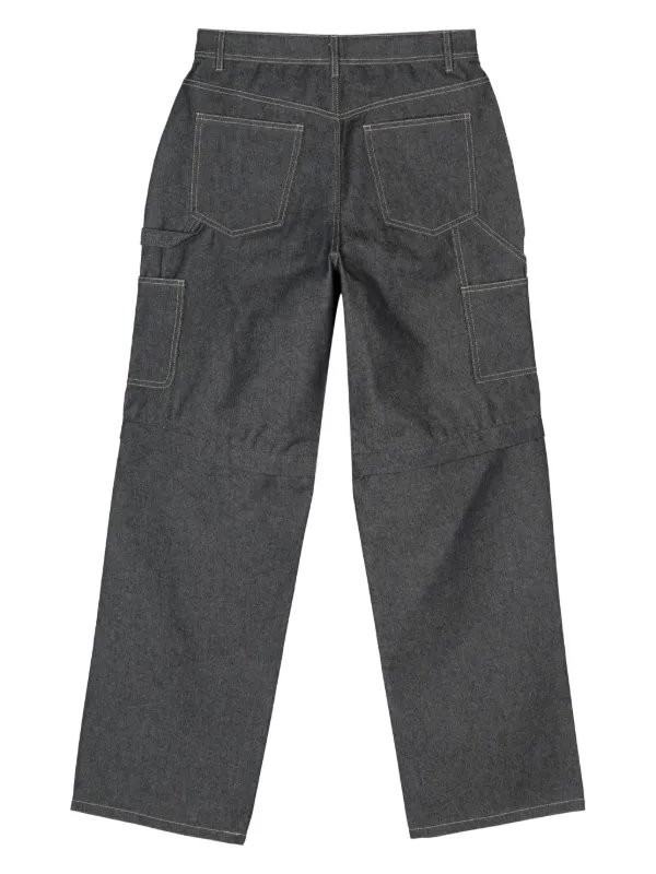 Buy Andersson Bell Flower Lace Attached Bootcut Jeans in