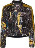 Charles Jeffrey Loverboy Painted denim jacket - Blue