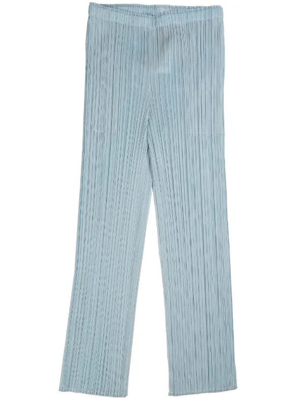 PLEATS PLEASE スリムフィットパンツ
