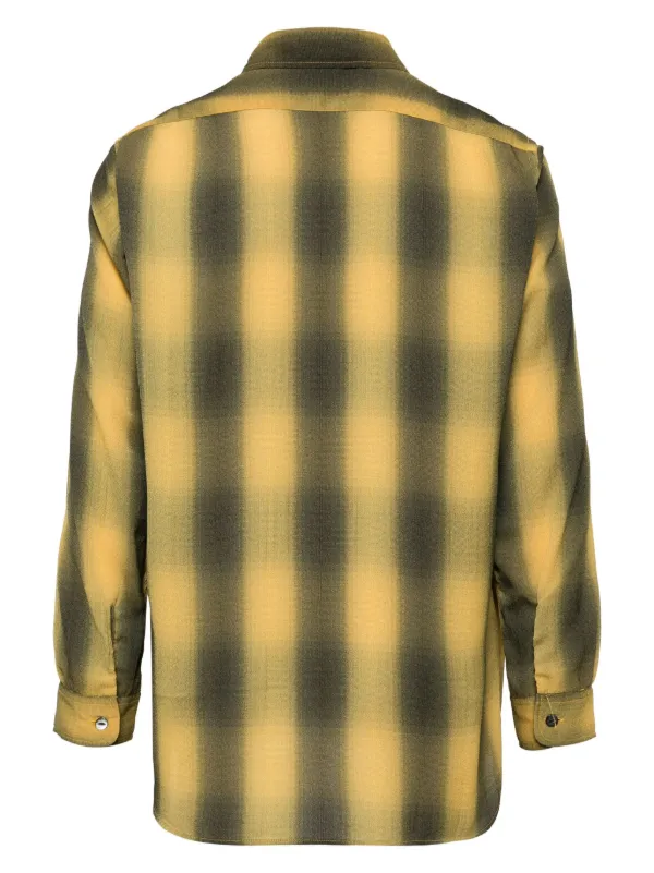 Needles チェックシャツ Needles チェック シャツ | イエロー | FARFETCH JP