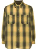 Needles plaid check-print long-sleeve shirt - Yellow