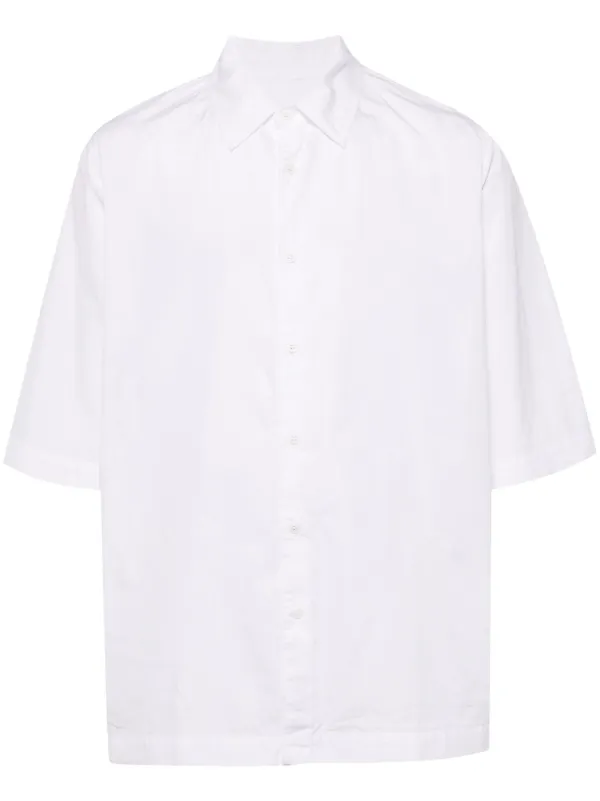 Casey Casey short-sleeve Cotton Shirt | White | FARFETCH SG