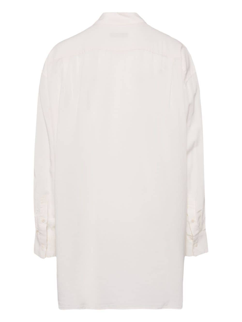 Shop Casey Casey Long-sleeve Shirt In White