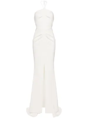 maticevski one shoulder dress Darkness one-shoulder gown in white - Maticevski