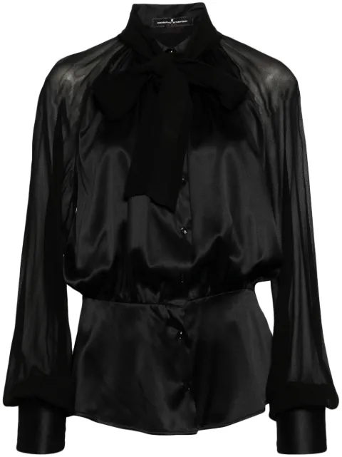 Ermanno Scervino camisa con mangas farol y botones