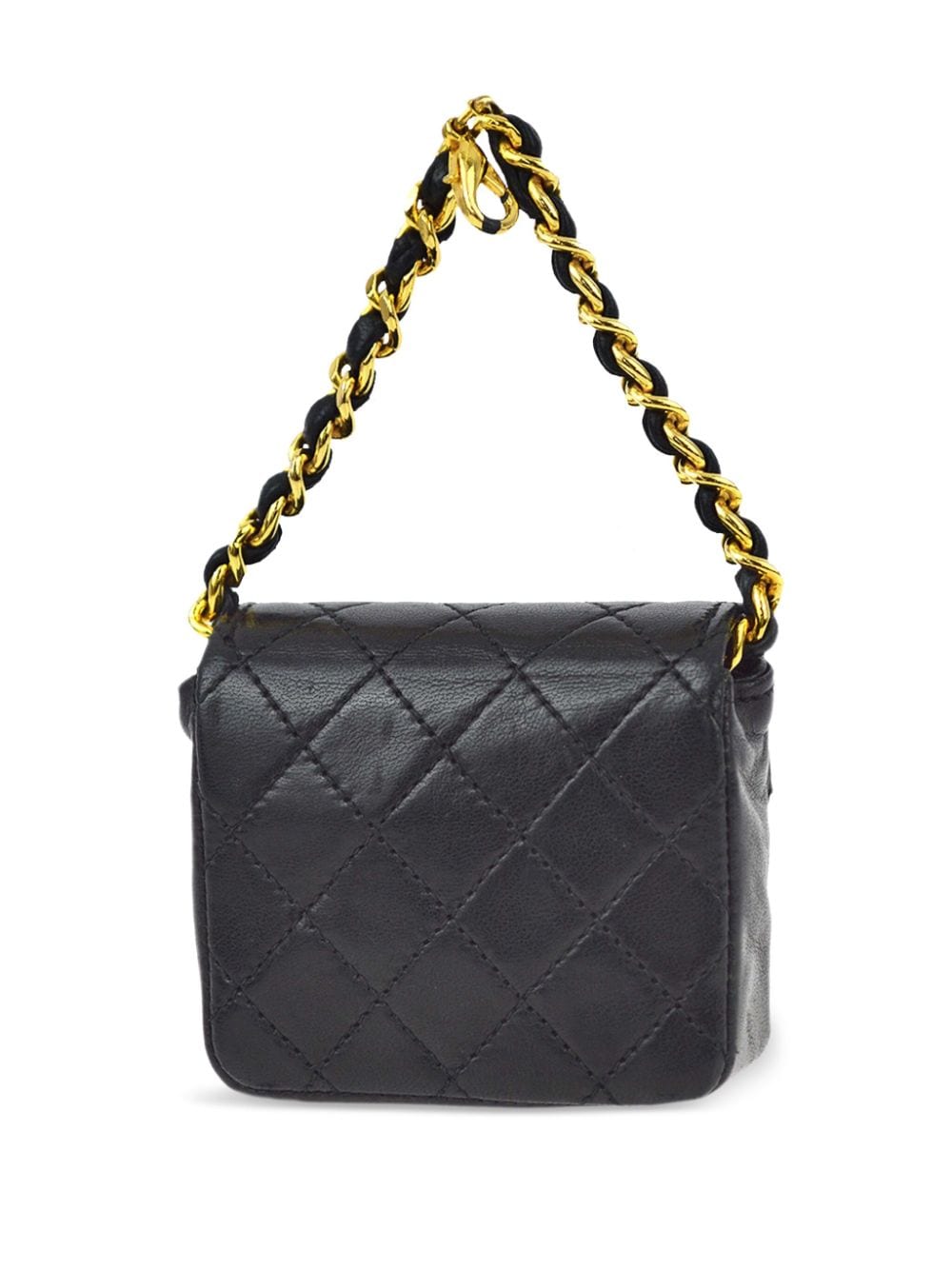 CHANEL Pre-Owned 1990-2000 micro Classic Flap tote bag - Zwart