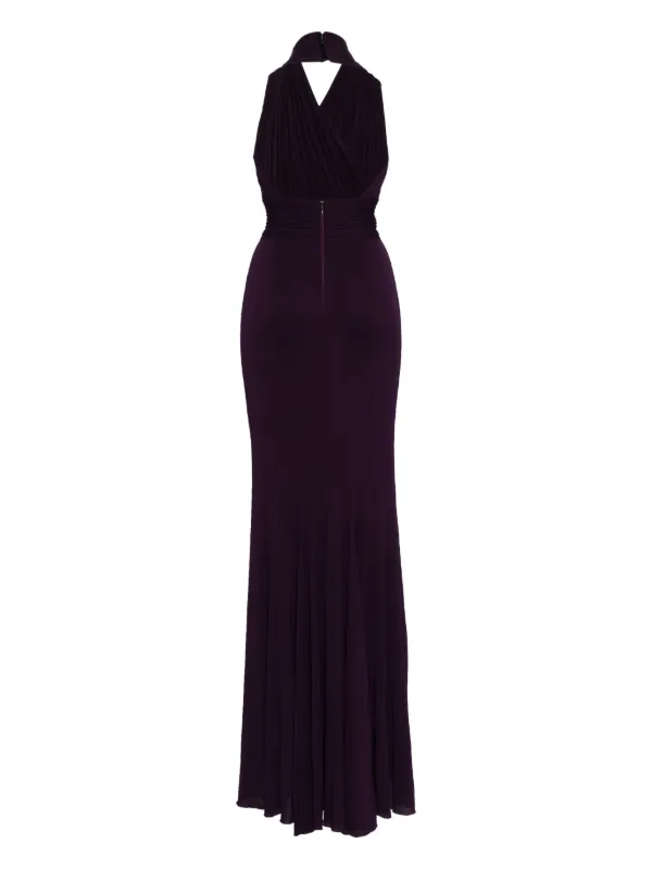 purple open back dresses Emryn Open Back Maxi Dress Shop American Threads Online Boutique Lavender / L