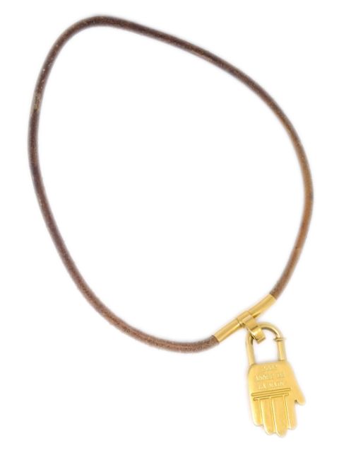 Hermes 2002 Annee De La Main Cadena choker Women