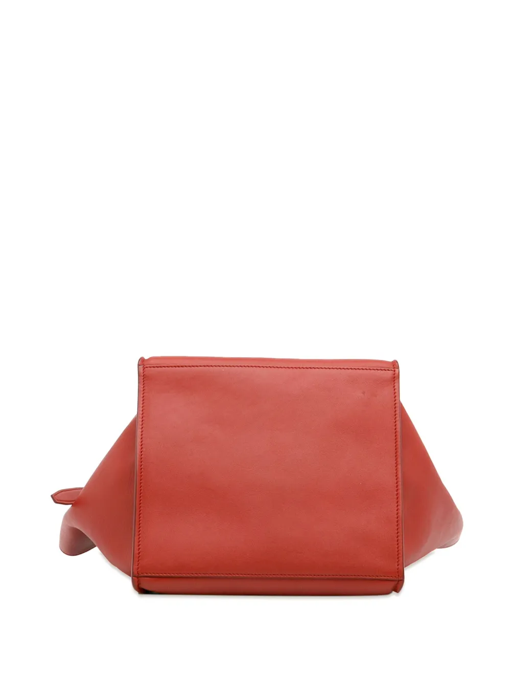 Pre-owned Celine 2018 Small Big Bag Satchel In Red