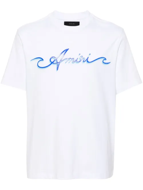 T-shirt en coton à logo imprimé - AMIRI - Modalova