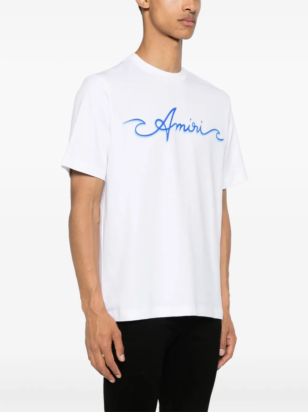 AMIRI T-shirt met logoprint Wit