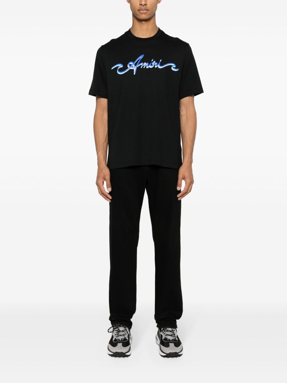 Image 2 of AMIRI logo-print cotton T-shirt