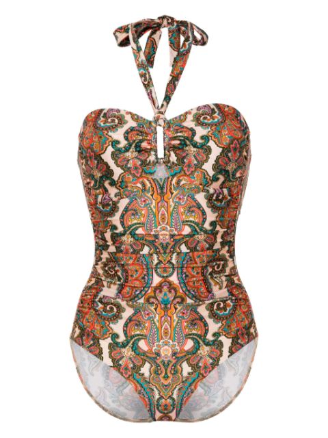 ZIMMERMANN Ottie paisley-print swimsuit