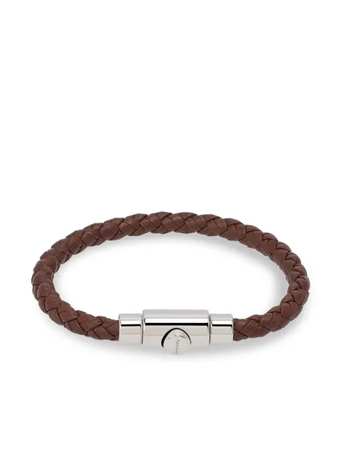Ferragamo braided leather bracelet 