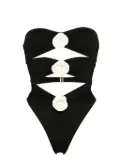 La Reveche Vesna cut-out swimsuit - Black