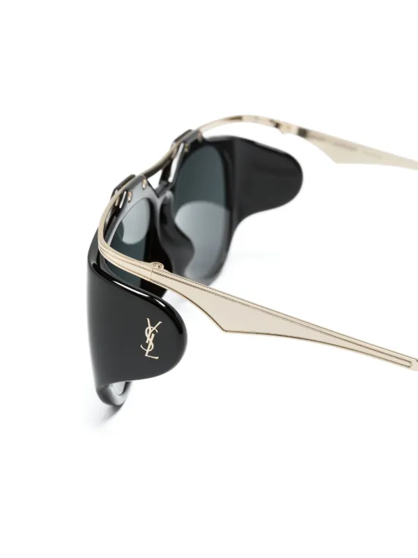Saint Laurent Eyewear SL M137 Amelia pilot-framed Sunglasses