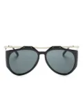Saint Laurent Eyewear SL M137 Amelia pilot-framed sunglasses - Black