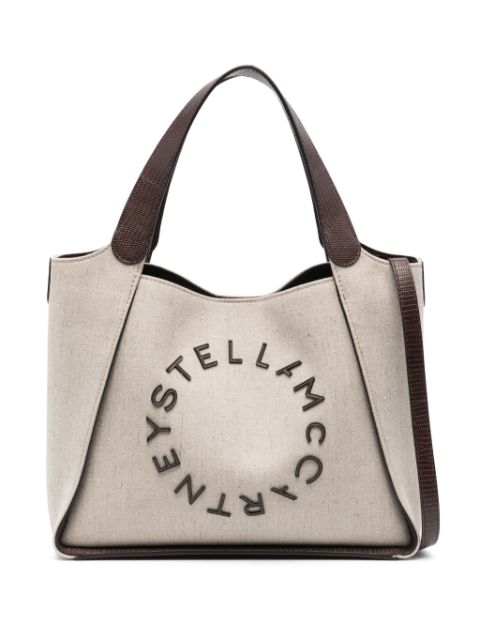 Stella McCartney logo-applique tote bag Women