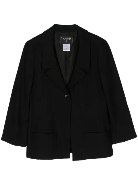 CHANEL Pre-Owned 1999 CC logo-button jacket