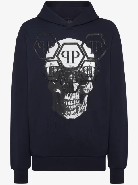 Philipp Plein Skull long-sleeve hoodie