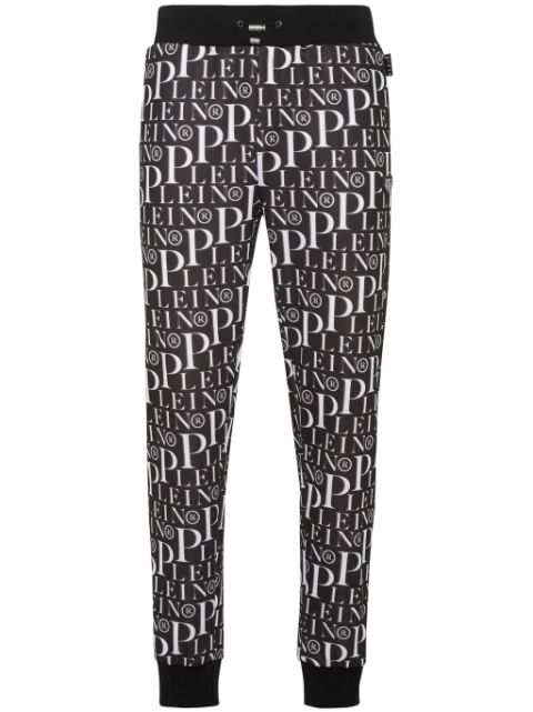 Philipp Plein all-over logo-print track pants Men