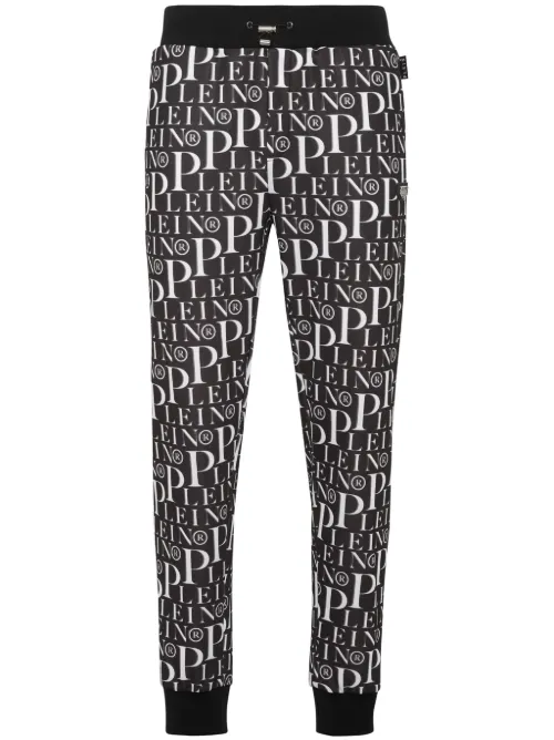 Pantalon de jogging à motif monogrammé - Philipp Plein - Modalova
