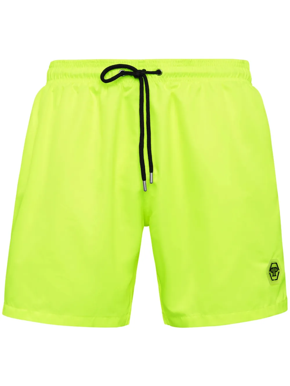 Philipp Plein Short Swim Boxer Hexagon In Yellow