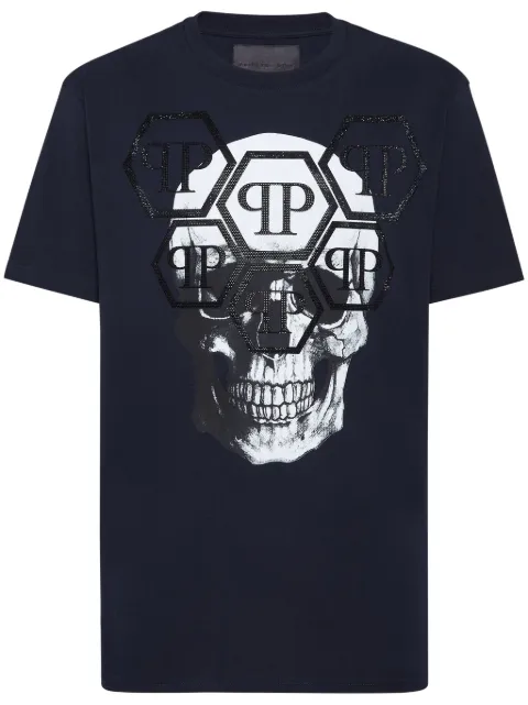 Philipp Plein SS Stones Skull t-shirt Men