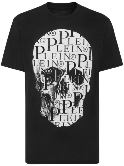 Philipp Plein Stones Skull T-shirt Men