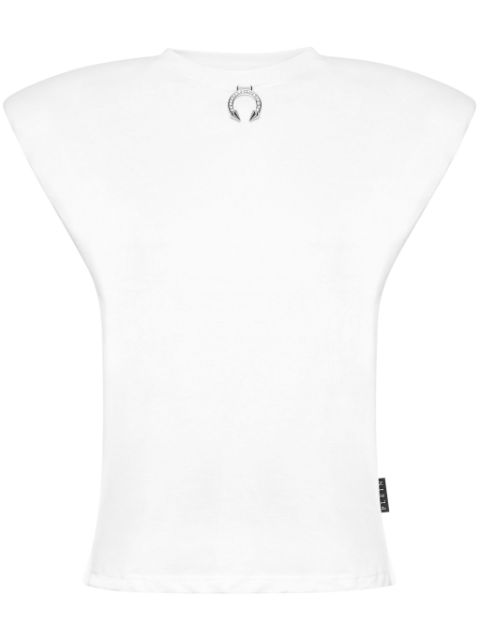 Philipp Plein ring-embellished padded tank top Women